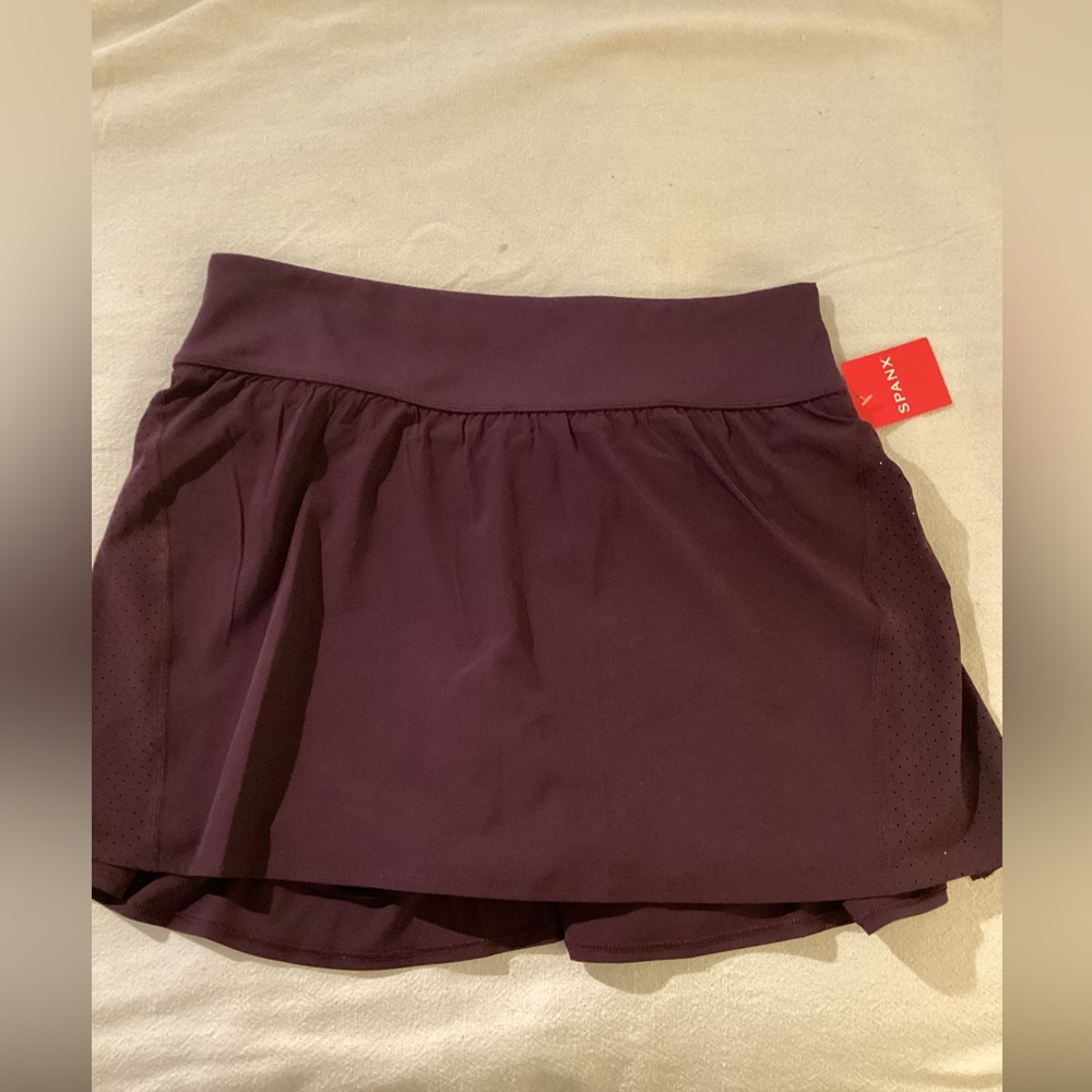 SPANX Dark Purple Get Moving Skirt
